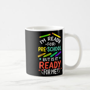 Caneca De Café Primeiro Dia De Pré-escola Pré-K Da Criança
