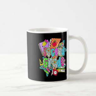 Caneca De Café Primeiro Dia Do Segundo Ano Floral Bundle Para Pro