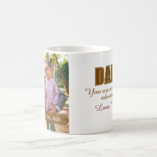 Caneca De Café Primeiro Dia dos Pais Foto Personalizada Papai Mar