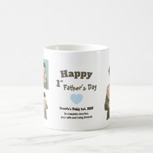 Caneca De Café Primeiro Dia dos Pais Papai é 2026 Estilo Anime