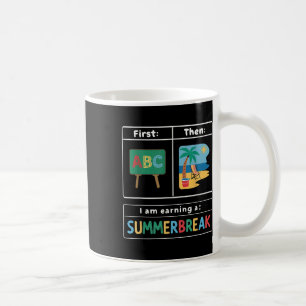 Caneca De Café Primeiro Ensino Depois Praia Estou Ganhando Uma Pa