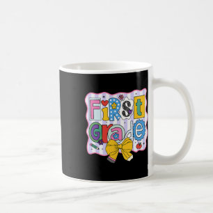 Caneca De Café Primeiro Grau De Volta Às Letras Cuecas Da Escola