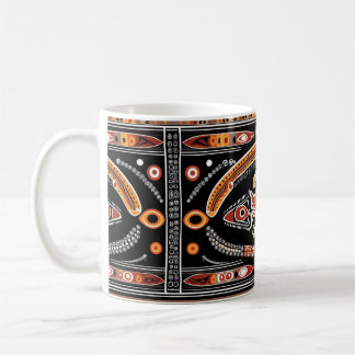 Caneca De Café Primeiro Indígenas australiano aborígene inspirado