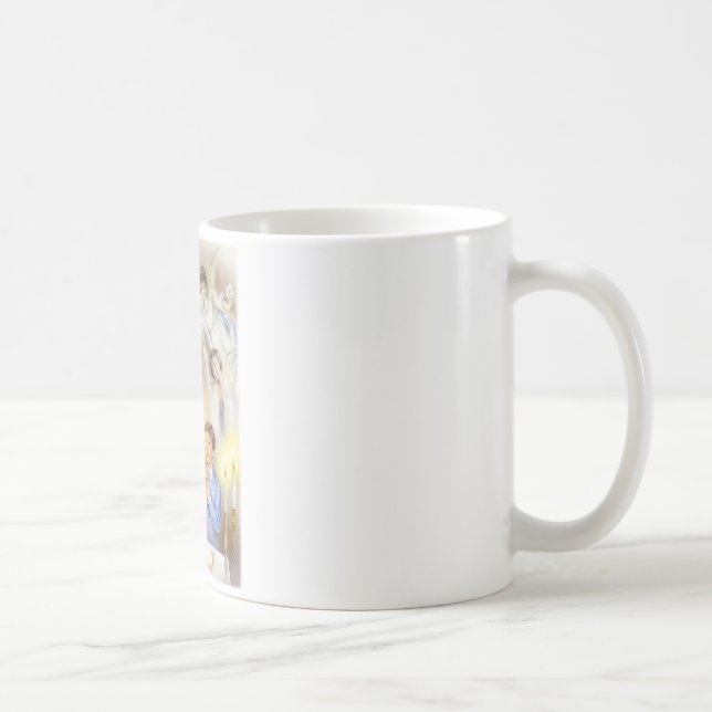 Caneca De Café Primeiro menino do comunhão santamente (Direita)