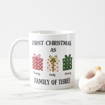 Primeiro Natal como Família de Três Presente