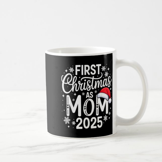 Caneca De Café Primeiro Natal Como Mãe 2025 Férias de Natal Combi (Direita)