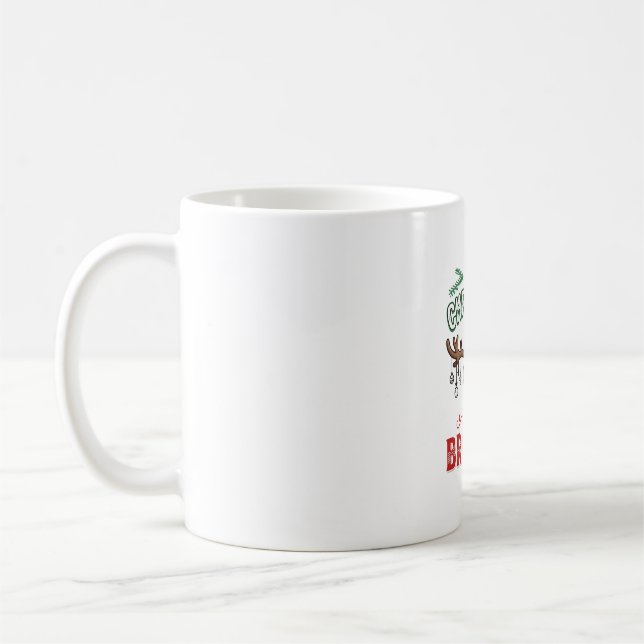 Caneca De Café Primeiro Natal como um Irmão Santa Gnome (Esquerda)