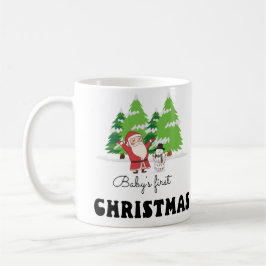 Caneca De Café Primeiro Natal do Bebê