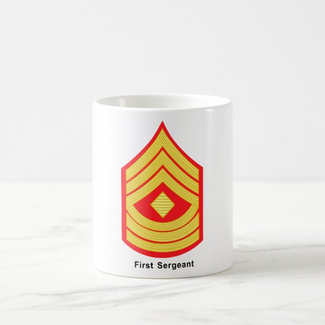 Caneca De Café Primeiro sargento (Centro)