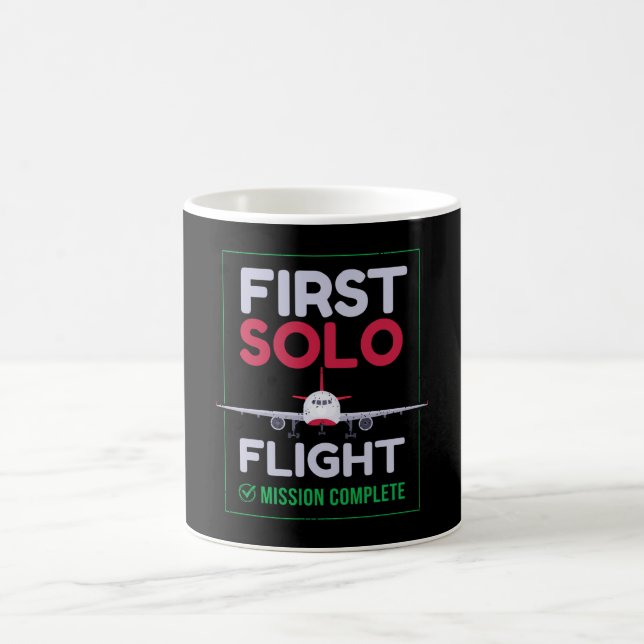 Caneca De Café Primeiro Voo do Avião Solo (Centro)
