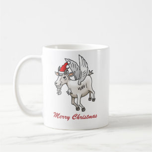 Caneca De Café Primeiro voo do bode de Natal