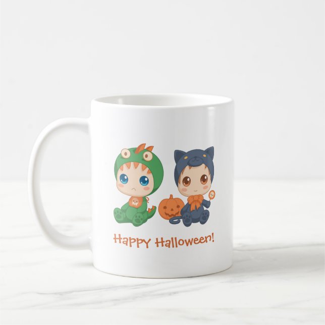 Caneca De Café Primeiros Bebês do Halloween Figurino de Dragão Ne (Esquerda)