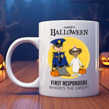 Primeiros Socorros Policial Enfermeira Halloween