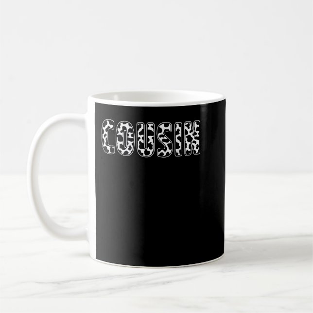 Caneca De Café Primo Cow Patterno Birthday Rapariga Fazenda Vaca  (Esquerda)