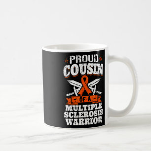 Caneca De Café Primo De Uma Guerreira Da Esclerose Múltipla, Sra.