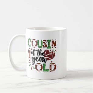 Caneca De Café Primo do Pé de 1 Ano de Idade 1º Ano de Nascimento