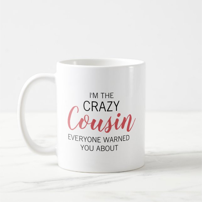 Caneca De Café Primo Louco Nome Personalizado (Esquerda)