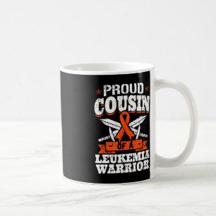 Caneca De Café Primo Orgulhoso De Um Guerreiro De Leucemia Cuz Co