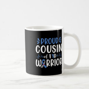 Caneca De Café Primo Orgulhoso do T1d Guerreiro Diabetes Sensibil