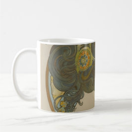Caneca De Café Primrose por Alphonse Mucha (1899)