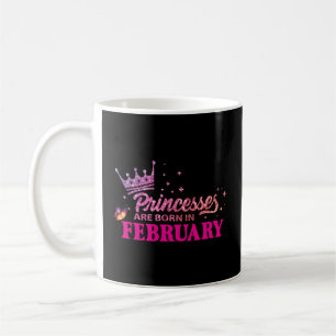 Caneca De Café Princas são Nasceres em fevereiro