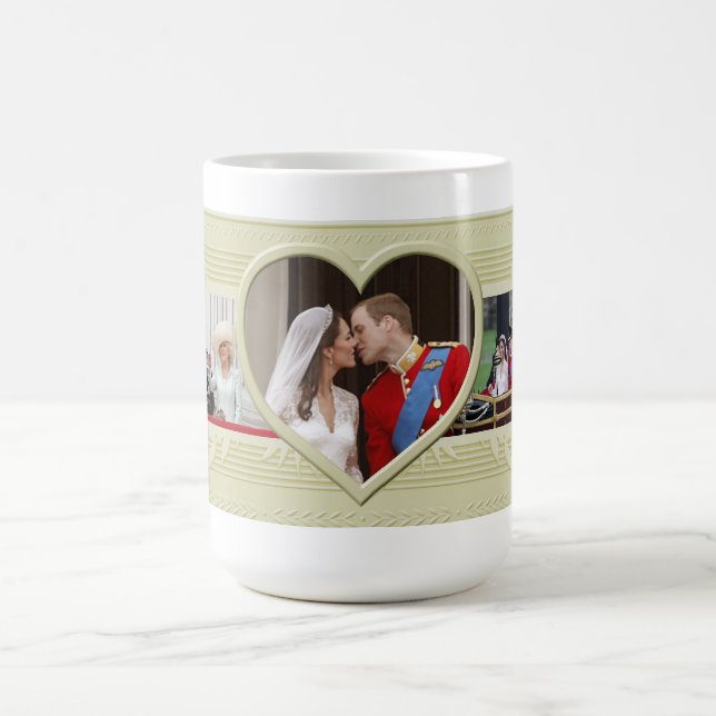 Caneca De Café Prince William & Kate (Centro)