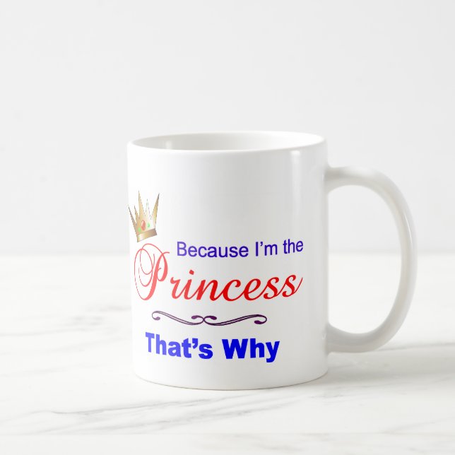 Caneca De Café Princesa (Direita)