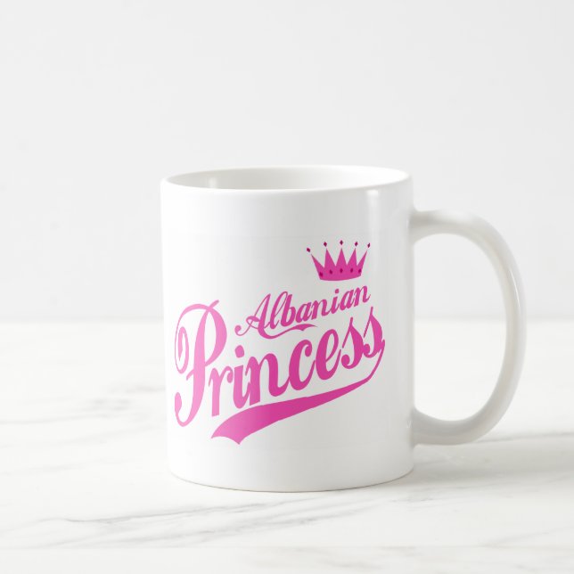 Caneca De Café Princesa albanesa (Direita)