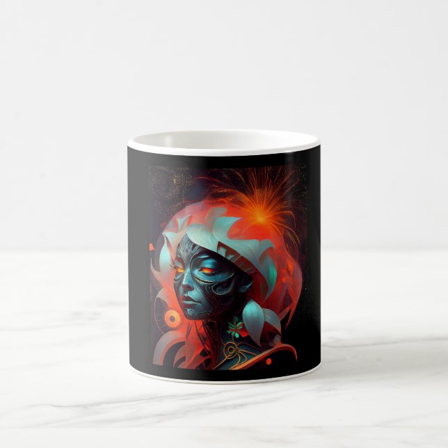 Caneca De Café Princesa alienígena (Centro)