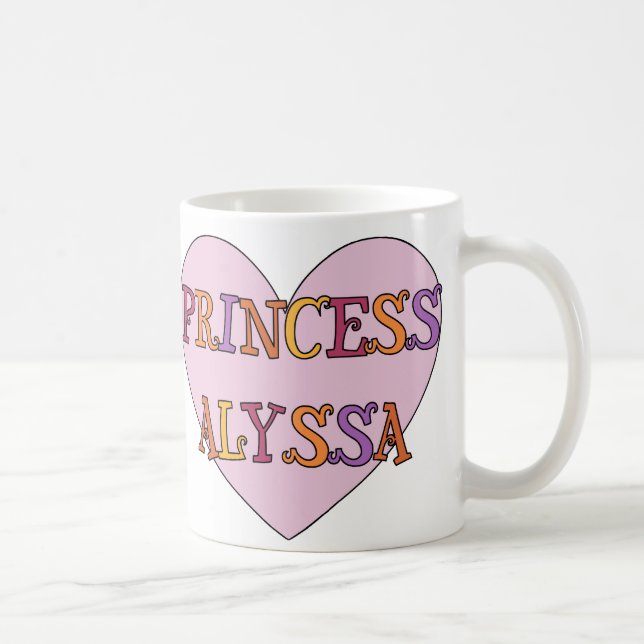 Caneca De Café Princesa Alyssa (Direita)