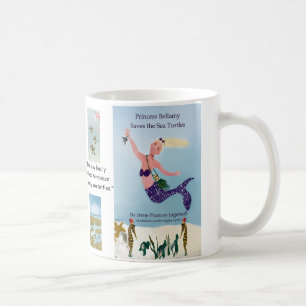 Caneca De Café Princesa Bellamy salva tartarugas marinhas