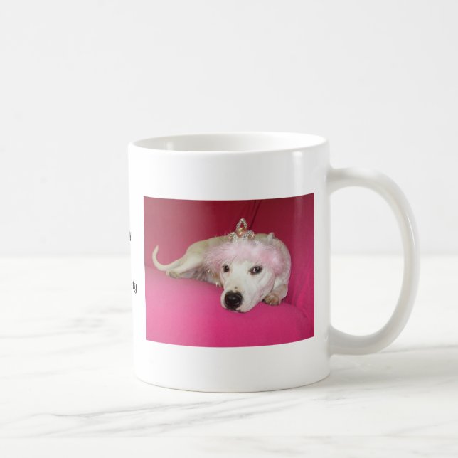 Caneca De Café Princesa Cão Lucy (Direita)