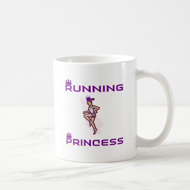 Caneca De Café Princesa de RunnerChick (Direita)