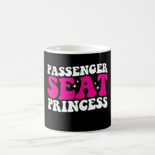 Caneca De Café Princesa do Banco do Passageiro Garota Carro Groov
