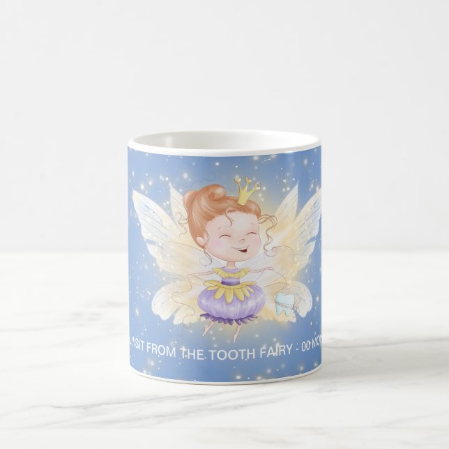 Caneca De Café Princesa fada dos dentes com magia dos dentes (Centro)