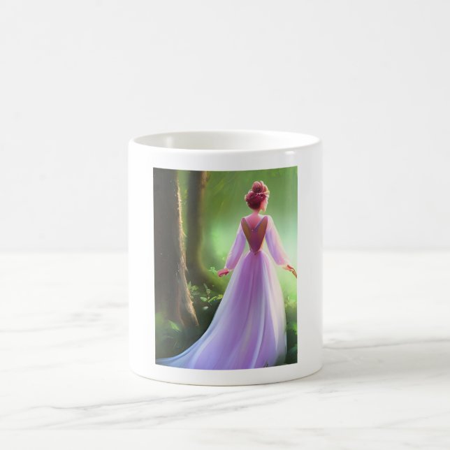Caneca De Café Princesa Florestal Etérea Estética Caprichosa (Centro)