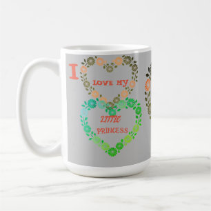 Caneca De Café Princesa Heart Mug 15oz.