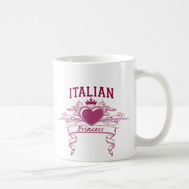 Caneca De Café Princesa italiana (Direita)