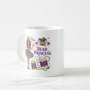 Caneca De Café Princesa Miçanga - Mardi Gras