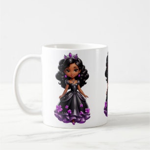 Caneca De Café Princesa Negra