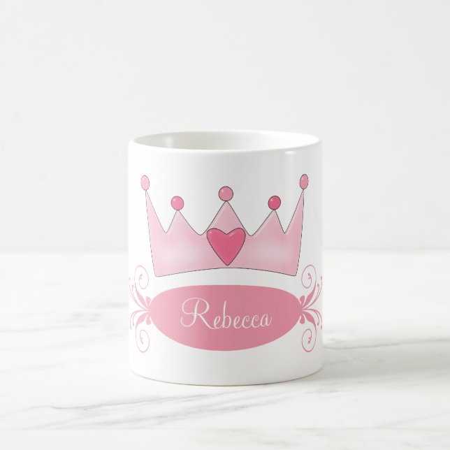 Caneca De Café Princesa Personalizada, Crianças Mug (Centro)
