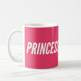 Caneca De Café Princesa Rosa Quente