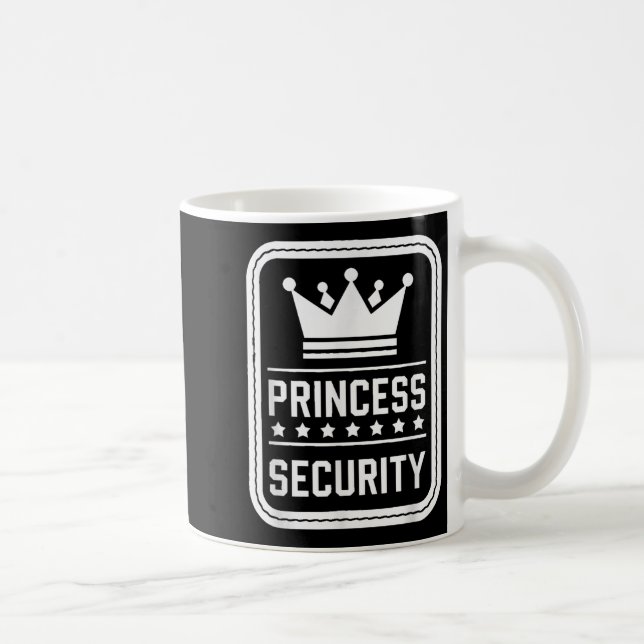Caneca De Café Princesa Security Protection Castle Matching Famil (Direita)