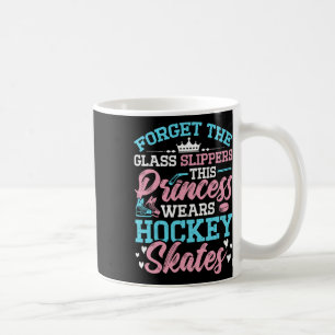 Caneca De Café Princesa Usa Patins de Hóquei Amante Joga Hóquei n