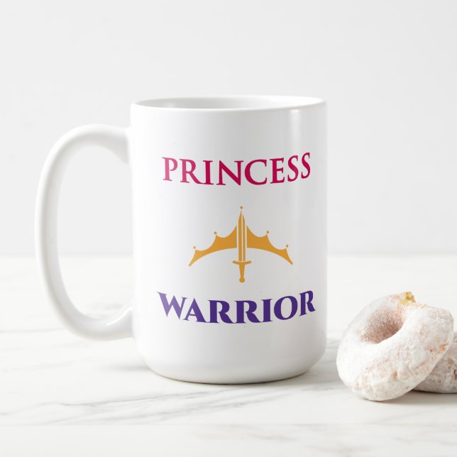Caneca De Café Princesa Warrior Mug (Com Donut)