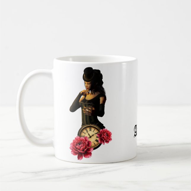 Caneca De Café Princess of the Clocks – Keeper of Moonlit Hours.  (Esquerda)
