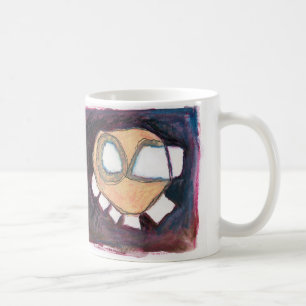 caneca de café principal de flutuação