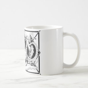 Caneca de café principal do polvo do estúdio de