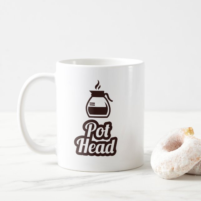 Caneca de café principal do pote (Com Donut)