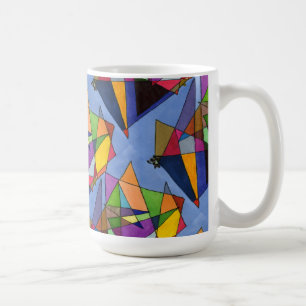 Caneca De Café "Principalmente Acutes com Cordas" Abstrato